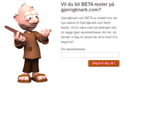 Tablet Screenshot of beta.gjerrigknark.com